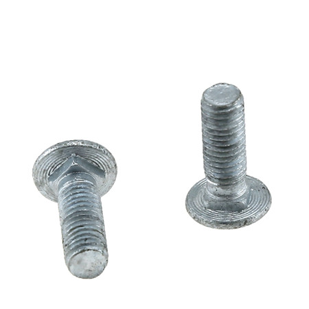 Stříbrná zinková nádoba se čtyřhrannou hlavou DIN603 šroub s kulatou hlavou, m4 m5 m5 m8 m10
